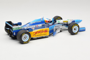 Benetton B195 Renault #1 M. Schumacher Benetton Formula French Grand Prix Winner 1995 Minichamps 1:18 100950001 Metalas - nuotrauka 2 iš 7