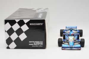 Benetton B195 Renault #1 M. Schumacher Benetton Formula French Grand Prix Winner 1995 Minichamps 1:18 100950001 Metalas - nuotrauka 6 iš 7