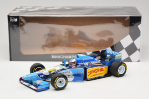 Benetton B195 Renault #1 M. Schumacher Benetton Formula French Grand Prix Winner 1995 Minichamps 1:18 100950001 Metalas - nuotrauka 7 iš 7