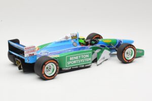 Benetton Ford B194 #5 M. Schumacher Demonstration Run Belgian GP 2017 Minichamps 1:18 510941705 Metalas - nuotrauka 2 iš 6