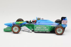 Benetton Ford B194 #5 M. Schumacher Demonstration Run Belgian GP 2017 Minichamps 1:18 510941705 Metalas - nuotrauka 3 iš 6