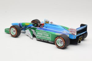 Benetton Ford B194 #5 M. Schumacher Demonstration Run Belgian GP 2017 Minichamps 1:18 510941705 Metalas - nuotrauka 5 iš 6