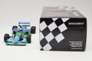 Benetton Ford B194 #5 M. Schumacher Demonstration Run Belgian GP 2017 Minichamps 1:18 510941705 Metalas - nuotrauka 6 iš 6