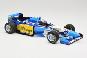 Benetton Renault B195 #1 M. Schumacher Winner Belgian GP 1995 Minichamps 1:18 510952901 Metalas - nuotrauka 4 iš 6