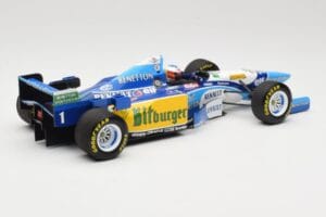 Benetton Renault B195 #1 M. Schumacher Winner German GP 1995 Minichamps 1:18 510952701 Metalas - nuotrauka 2 iš 6