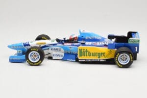 Benetton Renault B195 #1 M. Schumacher Winner German GP 1995 Minichamps 1:18 510952701 Metalas - nuotrauka 3 iš 6
