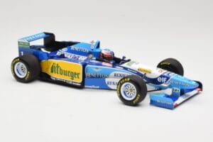 Benetton Renault B195 #1 M. Schumacher Winner German GP 1995 Minichamps 1:18 510952701 Metalas - nuotrauka 4 iš 6