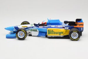 Benetton Renault B195 #1 M. Schumacher Winner Monaco GP 1995 Minichamps 1:18 510952301 Metalas - nuotrauka 3 iš 6