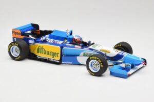 Benetton Renault B195 #1 M. Schumacher Winner Monaco GP 1995 Minichamps 1:18 510952301 Metalas - nuotrauka 4 iš 6