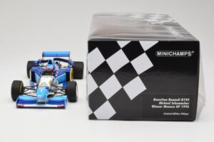Benetton Renault B195 #1 M. Schumacher Winner Monaco GP 1995 Minichamps 1:18 510952301 Metalas - nuotrauka 6 iš 6