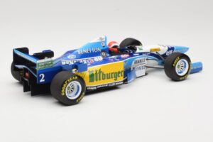 Benetton Renault B195 #2 J. Herbert Winner British GP 1995 Minichamps 1:18 110950802 Metalas - nuotrauka 2 iš 6