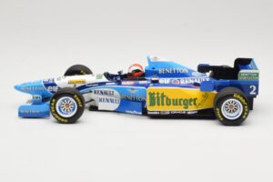 Benetton Renault B195 #2 J. Herbert Winner British GP 1995 Minichamps 1:18 110950802 Metalas - nuotrauka 3 iš 6