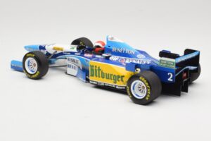 Benetton Renault B195 #2 J. Herbert Winner British GP 1995 Minichamps 1:18 110950802 Metalas - nuotrauka 5 iš 6