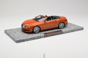 Bentley Continental GT Speed Kabrioletas Orange Metallic Minichamps 1:18 107139430 Metalas