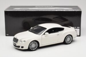 Bentley Continental GT Baltas Minichamps 1:18 100139621 Metalas - nuotrauka 8 iš 8