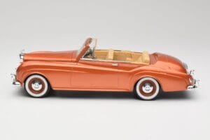 Bentley Type S2 Mulliner Kabrioletas Tudor Oranžinis Metalinis Solido 1:18 8007 Metalas - nuotrauka 4 iš 8