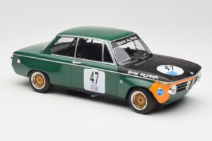 BMW 1600-2 BMW Alpina #47 P. Meyer Internationales ADAC Eifelrennen Nurburgring 1971 Minichamps 1:18 155712647 Metalas - nuotrauka 4 iš 6