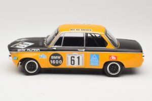 BMW 1600-2 BMW Alpina #61 R. Herzog / N. Lauda DNF 6 Hours Nurburgring 1970 Minichamps 1:18 155702661 Metalas - nuotrauka 3 iš 6