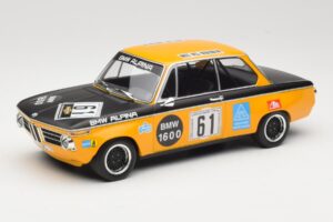 BMW 1600-2 BMW Alpina #61 R. Herzog / N. Lauda DNF 6 Hours Nurburgring 1970 Minichamps 1:18 155702661 Metalas