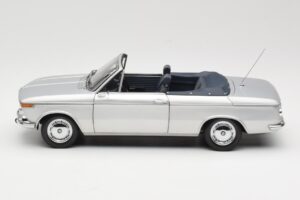 BMW 1600 Kabrioletas Sidabrinis Minichamps 1:18 80430145819 Metalas - nuotrauka 4 iš 8