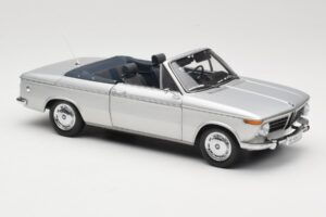 BMW 1600 Kabrioletas Sidabrinis Minichamps 1:18 80430145819 Metalas - nuotrauka 6 iš 8