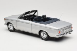 BMW 1600 Kabrioletas Sidabrinis Minichamps 1:18 80430145819 Metalas - nuotrauka 7 iš 8