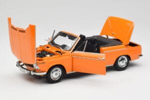 BMW 1600 Kabrioletas Oranžinis Minichamps 1:18 100021030-O Metalas - nuotrauka 2 iš 8