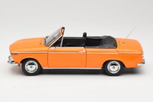 BMW 1600 E10 Kabrioletas Oranžinis Minichamps 1:18 100021030 Metalas - nuotrauka 4 iš 8