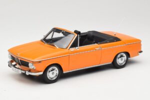 BMW 1600 E10 Kabrioletas Oranžinis Minichamps 1:18 100021030 Metalas