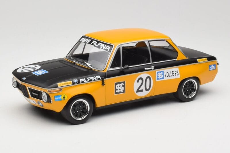 BMW 1600 E10 #20 Alpina H. Marko Class Winner Austria Trophy Salzburg ETCC 1970 Minichamps 1:18 155702620 Metalas
