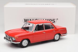 BMW 1800 Ti Karminas Raudonas Minichamps 1:18 107024001 Metalas - nuotrauka 6 iš 6