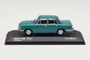 BMW 1800 TI/SA Tamsiai Žalias Minichamps 1:43 403025103 Metalas