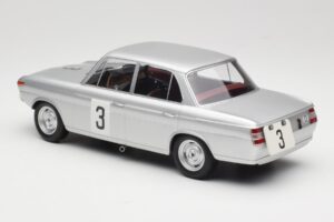 BMW 1800 TiSA #3 D. Glemser / J. Ickx 24 Hours of Spa 1965 Minichamps 1:18 155652903 Metalas - nuotrauka 5 iš 6