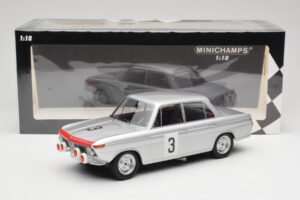 BMW 1800 TiSA #3 D. Glemser / J. Ickx 24 Hours of Spa 1965 Minichamps 1:18 155652903 Metalas - nuotrauka 6 iš 6