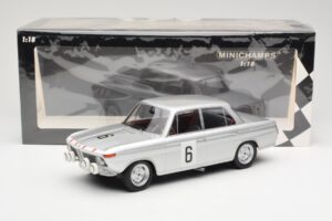 BMW 1800 TiSA #6 J. Munaron / K. Eppelein 24 Hours of Spa 1965 Minichamps 1:18 155652906 Metalas - nuotrauka 6 iš 6
