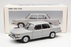 BMW 1800 TiSA Bernina Pilkas AUTOart 1:18 70621 Metalas - nuotrauka 8 iš 8