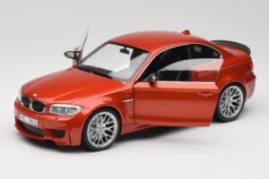 BMW 1M Coupe E82 Sakhir Orange Metallic Minichamps 1:18 110020020 Metalas - nuotrauka 2 iš 8