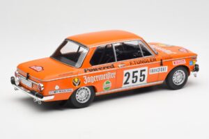 BMW 2002 Jagermeister #255 W. Stiller Rally Monte Carlo 1973 IXO 1:18 18RMC165 Metalas - nuotrauka 2 iš 6