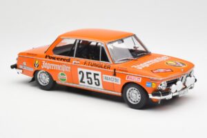 BMW 2002 Jagermeister #255 W. Stiller Rally Monte Carlo 1973 IXO 1:18 18RMC165 Metalas - nuotrauka 4 iš 6