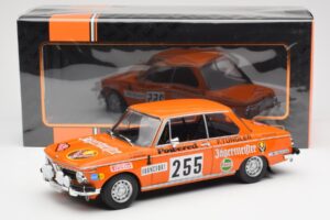 BMW 2002 Jagermeister #255 W. Stiller Rally Monte Carlo 1973 IXO 1:18 18RMC165 Metalas - nuotrauka 6 iš 6