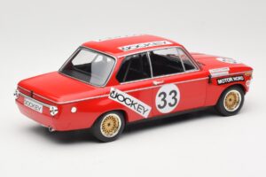 BMW 2002 Jockey Racing #33 B. Tobiasson / L. Nordstrom 6 Hours Nurburgring 1972 Minichamps 1:18 155722633 Metalas - nuotrauka 2 iš 6