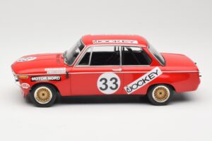BMW 2002 Jockey Racing #33 B. Tobiasson / L. Nordstrom 6 Hours Nurburgring 1972 Minichamps 1:18 155722633 Metalas - nuotrauka 3 iš 6