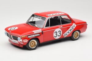 BMW 2002 Jockey Racing #33 B. Tobiasson / L. Nordstrom 6 Hours Nurburgring 1972 Minichamps 1:18 155722633 Metalas