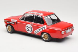 BMW 2002 Jockey Racing #33 B. Tobiasson / L. Nordstrom 6 Hours Nurburgring 1972 Minichamps 1:18 155722633 Metalas - nuotrauka 5 iš 6