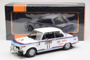 BMW 2002 #11 A. Warmbold / J. Todt RAC Rally 1973 IXO 1:18 18RMC164 Metalas - nuotrauka 6 iš 6