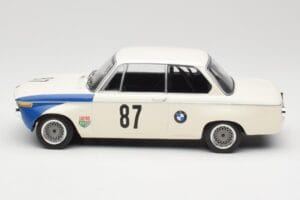 BMW 2002 Tii E10 #87 H. Hahne Grand Prix Brno 1969 Minichamps 1:18 155692787 Metalas - nuotrauka 3 iš 6