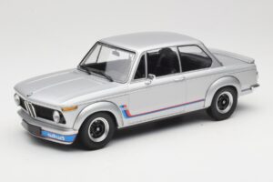 BMW 2002 Turbo E10 Sidabrinis Minichamps 1:18 155026201 Metalas