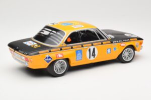 BMW 2800 CS BMW Alpina #14 H. Kelleners / G. Huber Winners 24 Hours of Spa 1970 Minichamps 1:18 155702714 Metalas - nuotrauka 2 iš 6
