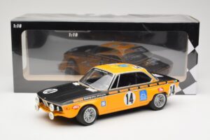 BMW 2800 CS BMW Alpina #14 H. Kelleners / G. Huber Winners 24 Hours of Spa 1970 Minichamps 1:18 155702714 Metalas - nuotrauka 6 iš 6