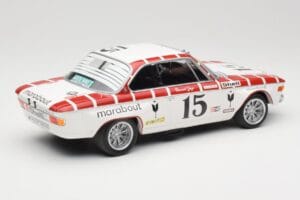 BMW 2800 CS E9 #15 Team Marabout Gaye / S. Braillard 24 Hours of Spa 1972 Minichamps 1:18 155722715 Metalas - nuotrauka 2 iš 6